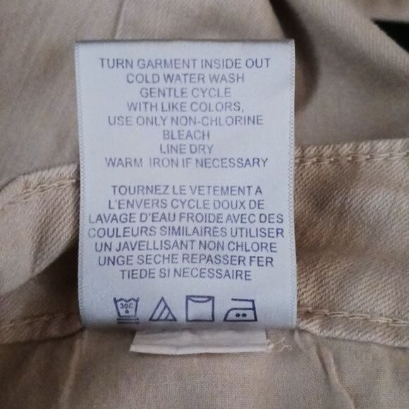 NYDJ Womens Light Tan Crop Jeans, Denim Pants, Size 4 - Picture 12 of 13